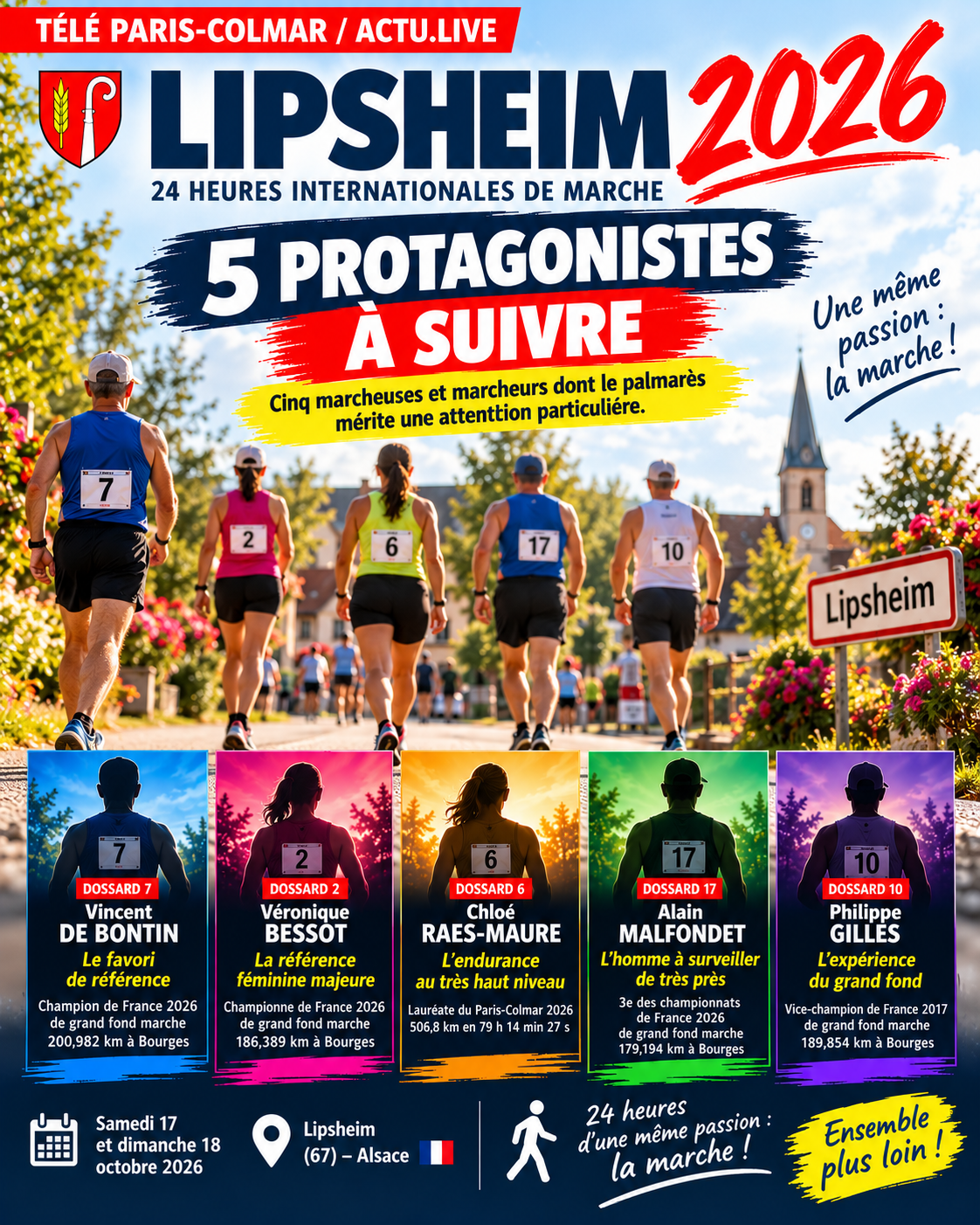 Affiche article 01 : 5 protagonistes à suivre